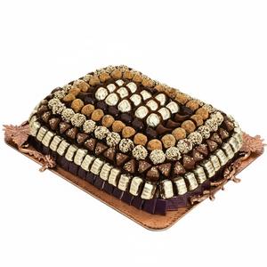 Stylish Chocolate Tray High Quality Silver Metal Decorative Platter For Special Occasions <b>Eid</b> Wedding & Events <b>Gifting</b> On Sale - Product Image 5