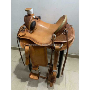 Silla de Montar Occidental de Cuero Genuino Y&Z, de Alta Calidad para Uso Ecuestre, Herrajes de Acero Inoxidable, Duradera, Venta al por Mayor - Product Image 2