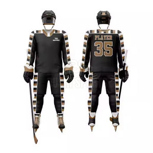 Uniforme de Hockey sobre Hielo de Talla Grande para Jóvenes, Ropa Deportiva, Uniforme de Hockey sobre Hielo, Fabricante de Pakistán - Product Image 3