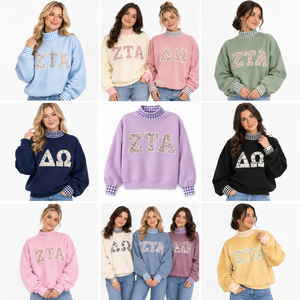 Sudadera Oversize Azul Claro con Cuello Redondo y Letras ZTA Bordadas, Ropa Casual de Otoño para Mujer - Product Image 5