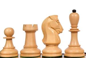 Piezas de ajedrez estilo Dubrovnik premium de 1950, Rey de 4.25 pulgadas, de madera de ébano pesada, al mejor precio - Product Image 3