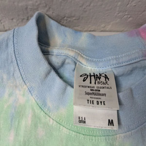 T-shirt Shaka Wear Max Heavyweight teint en pièce, imprimé au dos, manches tombantes, respirant, haute qualité, marque privée - Product Image 5
