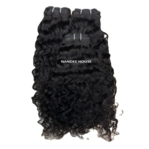 Extensions de cheveux humains vierges Remy bruts HD Lace Bulk Vague de cheveux brésiliens Tressage Échantillon gratuit Paquet de cheveux Exportation directe de l'Inde - Product Image 5