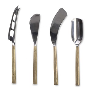 ที่ปาดเนยสแตนเลสด้ามจับชุบทองทำจากสเตนเลสสตีลเครื่องมือตัดเนยเนยสีเงิน - Product Image 2