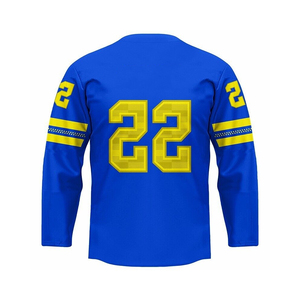 Jersey de Hockey sobre Hielo Sublimado Personalizado con Logotipo del Equipo y Números, Envío Rápido - Product Image 2