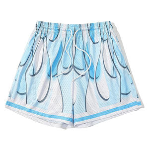 Shorts de sport en mesh à séchage rapide pour hommes, vêtements de basketball en gros, shorts BSCI pour hommes, shorts de basketball personnalisés avec logo, respirants - Product Image 1