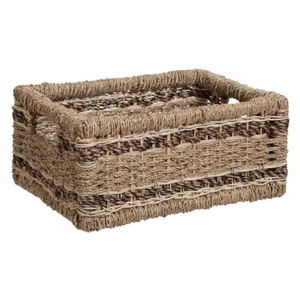 Cestas de Almacenamiento Rectangulares de Ratán Natural, Ecológicas, Rústicas, Multiusos, Organizadores Apilables - Product Image 2