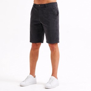 Custom Logo Summer Casual Breathable Quick Dry Canvas Sweat Shorts for Men Cotton <b>Elastic</b> Waist Drawstring Closure with Pocket - Product Image 6