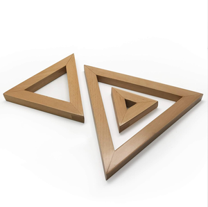 Sous-plat en bois classique, sous-plat rond en bois massif, sous-plat en bois écologique, diamètre 300 mm, antidérapant, sous-plat de table moderne - Product Image 5