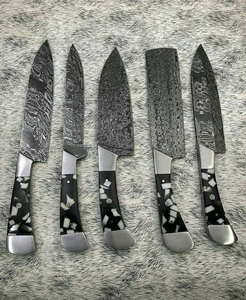 Best Quality Damascus Steel Kitchen <b>Knife</b> <b>Set</b> Resin Handle Professional Chef <b>Knife</b> Gift <b>Set</b> Premium Razor <b>Sharp</b> Kitchen <b>Knives</b> - Product Image 1