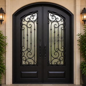 Compre Puertas Metálicas Personalizadas de Primera Calidad y Puertas de Hierro Forjado Hechas a Mano: Las Puertas de Acero Perfectas para Proteger Su Hogar con Estilo. - Product Image 2