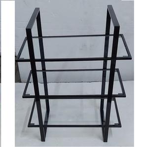 Juego de Mesas Nido Modernas de Metal Dorado con Tapa de Mármol, Mesas Auxiliares de Lujo para Suite de Hotel y Sala de Estar - Product Image 2