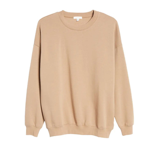 Women's 100% Cotton Sweatshirts Low MOQ Printed Knitted Fabric for Autumn and Winter Available Drop-shoulder <b>hoodies</b> for woman - Product Image 5