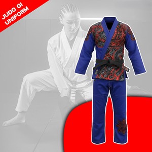 RTS Wholesale Price Best Quality 450gsm Custom Made Brazilian Jiu Jitsu Gi Kimono Martial Arts Wear For Karate Fighter AS-JJ-414 - Product Image 6