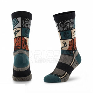 Chaussettes de chasse performantes, standard, respirantes, écologiques, séchage rapide, hiver, homme, invisibles, absorption des chocs, pour la randonnée et le trekking - Product Image 3