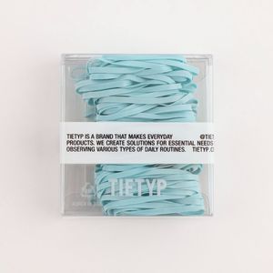 Élastiques à cheveux TIETYP, bandeaux en caoutchouc élastique, couleur unie, minimaliste, moderne, usage quotidien, pour femmes, emballage en carton, fabriqué en Corée - Product Image 4