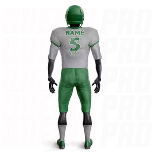 ชุดยูนิฟอร์มอเมริกันฟุตบอลคุณภาพพรีเมียมแบบกำหนดเอง ชุดทีมอเมริกันฟุตบอลแบบสั่งทำพิเศษเต็มรูปแบบ พร้อมลายพิมพ์แบบซับลิเมชั่นเพื่อประสิทธิภาพสูง - Product Image 2