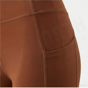 High Waist Full Length <b>Women's</b> <b>Leggings</b> Solid Color Seamless Stretch Knitted Spandex Nylon All Seasons Basic Style - Product Image 5