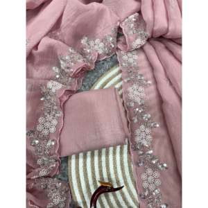 Robe de soirée de créateur à perles Saree pour occasions spéciales - Product Image 4