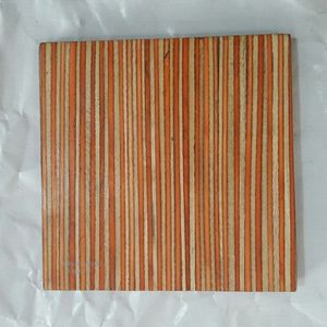 Posavasos de madera roja colorida Maxery minimalista clásico redondo de madera para taza de té posavasos de madera posavasos de estilo europeo - Product Image 4