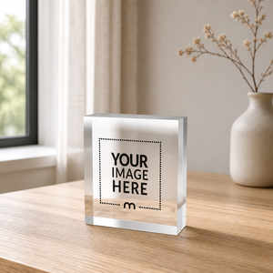 Blocs de logo en acrylique personnalisés, modernes et écologiques, solutions d'affichage élégantes et stylées pour la vente au détail et les promotions - Product Image 1