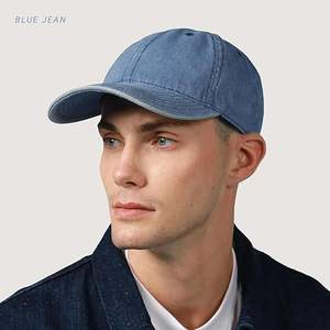 หมวกเบสบอลผ้าฝ้ายทรงคลาสสิคแบบยูนิเซ็กส์  ไม่มีลายพราง  นุ่มสบาย  ไม่มีโครง  ปรับขนาดได้  ทรงแด๊ดแฮท (สีดำ) - Product Image 4