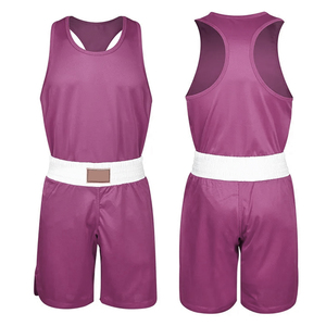 Servicio OEM, Uniforme de Boxeo Hecho de Poliéster, Ligero, de Color Sólido, Conjunto de Uniformes de Boxeo para Venta en Línea - Product Image 1