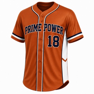 Baseball Team Jersey Custom Uniform Breathable Athletic Half Sleeve Letter Sublimation 100% Polyester Apparel Manufacturer - Product Image 2