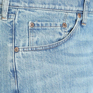 <b>Men's</b> Light Wash Straight Leg Denim <b>Jeans</b> Regular Fit Casual Pants - Product Image 5