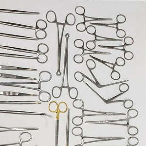 Kit d'instruments chirurgicaux manuels en acier inoxydable pour interventions majeures, 101 pièces, pinces, ciseaux, certifié CE ISO, qualité A+, par Dentavex - Product Image 6