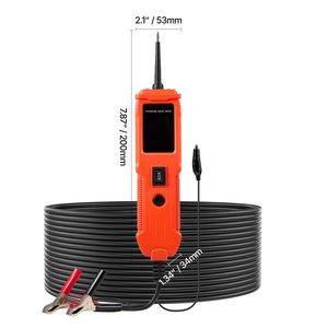 เครื่องทดสอบวงจรไฟฟ้ากระแสตรง 8-35 โวลต์ พร้อมจอแสดงผลสี TFT สำหรับทดสอบวงจรยานยนต์และแบตเตอรี่ - Product Image 6