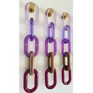 Decoración Moderna Hecha a Mano con Cadena de Resina para Colgar en la Pared, para Navidad, Graduación, Hogar, Oficina, Dormitorio - Product Image 4