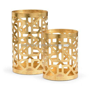 เชิงเทียนเชิงเทียนออกแบบเป็นรูกลวงไม่ซ้ำกันสำหรับงานแต่งงานเดือนรอมฎอนโต๊ะตกแต่งบ้านพาราฟินขี้ผึ้งโดยการตกแต่ง - Product Image 1