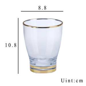 [Holar] Taiwán hizo 11 OZ vaso redondo de plástico reutilizable con forma de grasa para Baño - Product Image 2