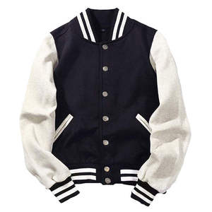 <b>Men</b> High Quality Classic Letterman <b>Jacket</b> Premium Varsity Style Soft Snap Front Comfortable Rib Knit Casual Outerwear - Product Image 6