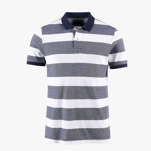 Camisas de hombre de punto 100% algodón OEM/ODM, logotipo bordado personalizado, transpirables, de alta calidad, de color sólido, manga corta, tipo polo. - Product Image 4