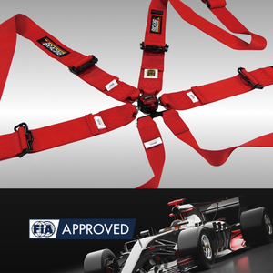 TBRACING ECO-A 6 Point FIA Harness Seat Belt With Custom Color Custom Logo For Professional Racing Brands Dealers - Product Image 1