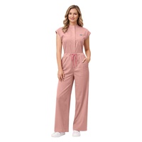Combinaisons chirurgicales pour femmes Niaahinn OEM en gros, uniformes médicaux avec poches, uniformes de travail dentaires, uniformes d'infirmière en spandex doux pour l'hôpital