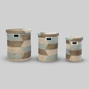 Handcrafted Natural Straw Laundry <b>Basket</b> <b>Lid</b> Handmade Storage <b>Basket</b> Wholesale eco-friendly Made Viet Nam - Product Image 6
