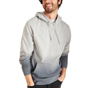 Sweat à capuche en polaire sur mesure de haute qualité pour hommes, avec logo par sublimation, col à capuche, teinture unie avec technique de lavage pour l'hiver - Product Image 3