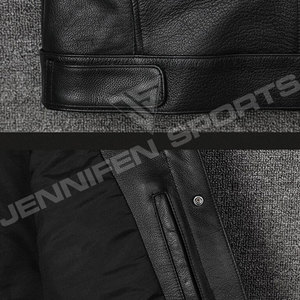 Real Leather Winter Breathable Short Casual Motorcycle <b>Utility</b> <b>Vests</b> for Men with Multiple Pockets - Product Image 6