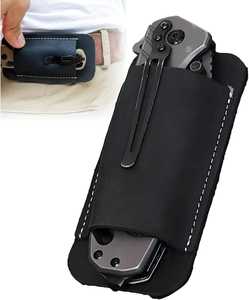 Étui universel pour couteau pliant tactique compact en cuir Jahangir Enterprise JE-LS-101, avec double couture, personnalisable ODM - Product Image 4