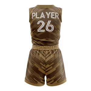 Women Basketball Uniform Set Custom Team Sportswear Durable Comfortable Jersey and Shorts Manufacturing Service - Product Image 2