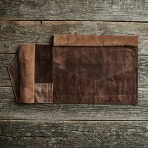 Étui à couteaux en cuir 100% cuir véritable, écologique, portable, professionnel, classique, personnalisable, LKR-0210 - Product Image 3