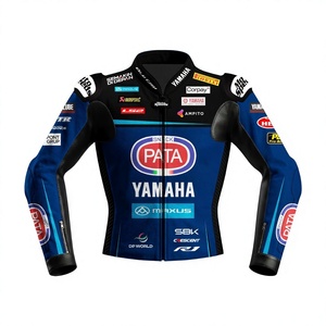 เสื้อแจ็คเก็ตหนังสำหรับขี่มอเตอร์ไซค์ Xavi Vierge WSBK Mens MotoCP รุ่นปี 2026 พร้อมอุปกรณ์ป้องกัน CE Approved รุ่น Hump - Product Image 1