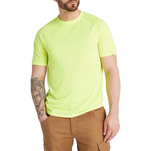 T-shirt Homme 100% Coton Haute Qualité Été Logo Personnalisé Premium Vente en Gros Formel Manches Courtes Coupe Ample Anti-Boulochage - Product Image 3