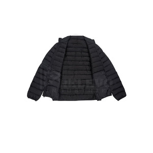 Chaqueta acolchada negra para hombre y mujer de Relevo Industries, con cierre a prueba de viento, de poliéster, informal, para invierno. - Product Image 5
