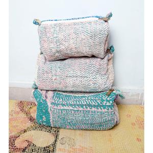 New Design Toiletry Bag Cotton Kantha pouch Bag Patchwork Pouch Cosmetic Bag Gifts for Her <b>Wedding</b> Return Gift for womens - Product Image 1