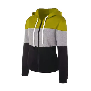 Sweat-shirt à capuche en polaire respirant à manches longues pour femme, imprimé personnalisé, 100% polyester, hiver - Product Image 2