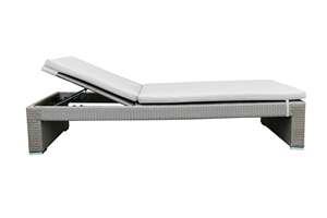 Tumbona de Mimbre para Exteriores DEVON, Tumbona Individual para Jardín - Product Image 5